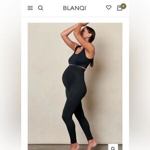 BLANQI EVERYDAY
Maternity Belly Support Leggings in Black